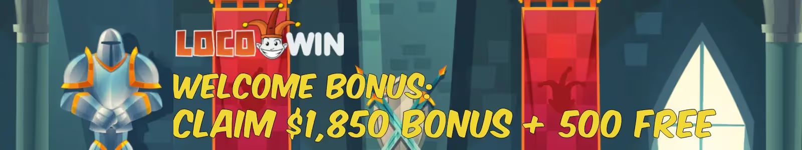 Locowin Casino welcome bonus