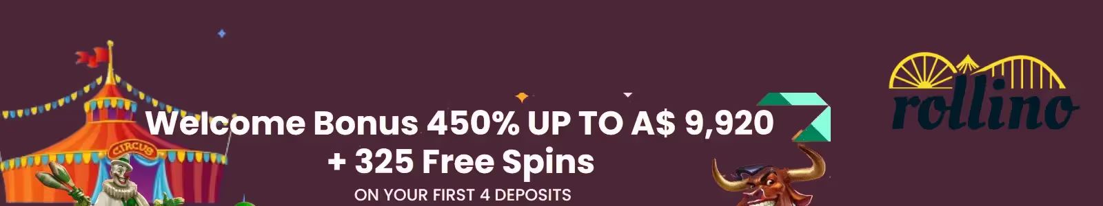 Rollino Casino Welcome Bonus