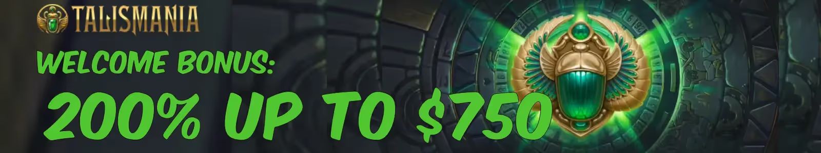 talismania casino welcome bonus
