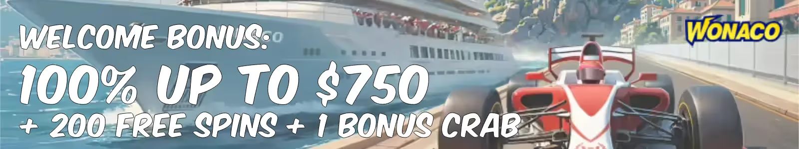 wonaco casino welcome bonus
