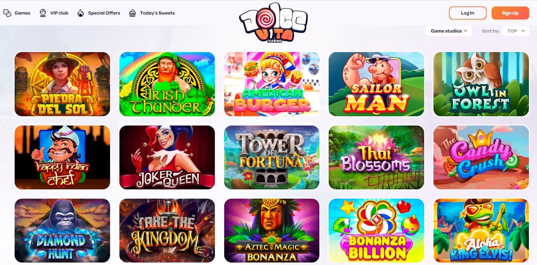 dolce vita casino games