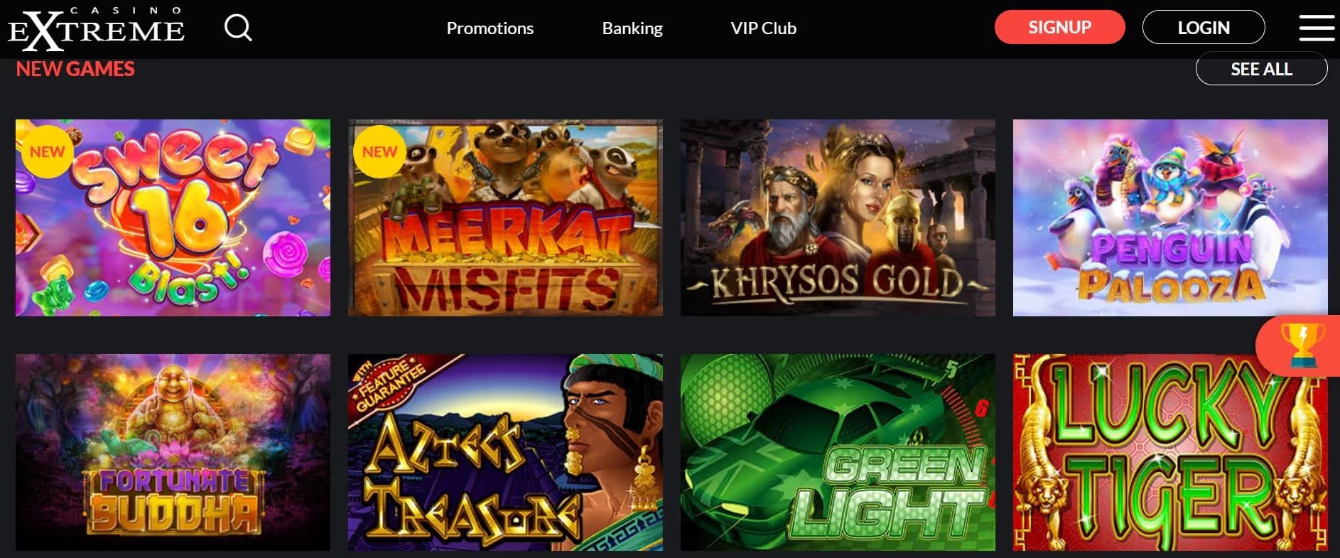 casino extreme online games