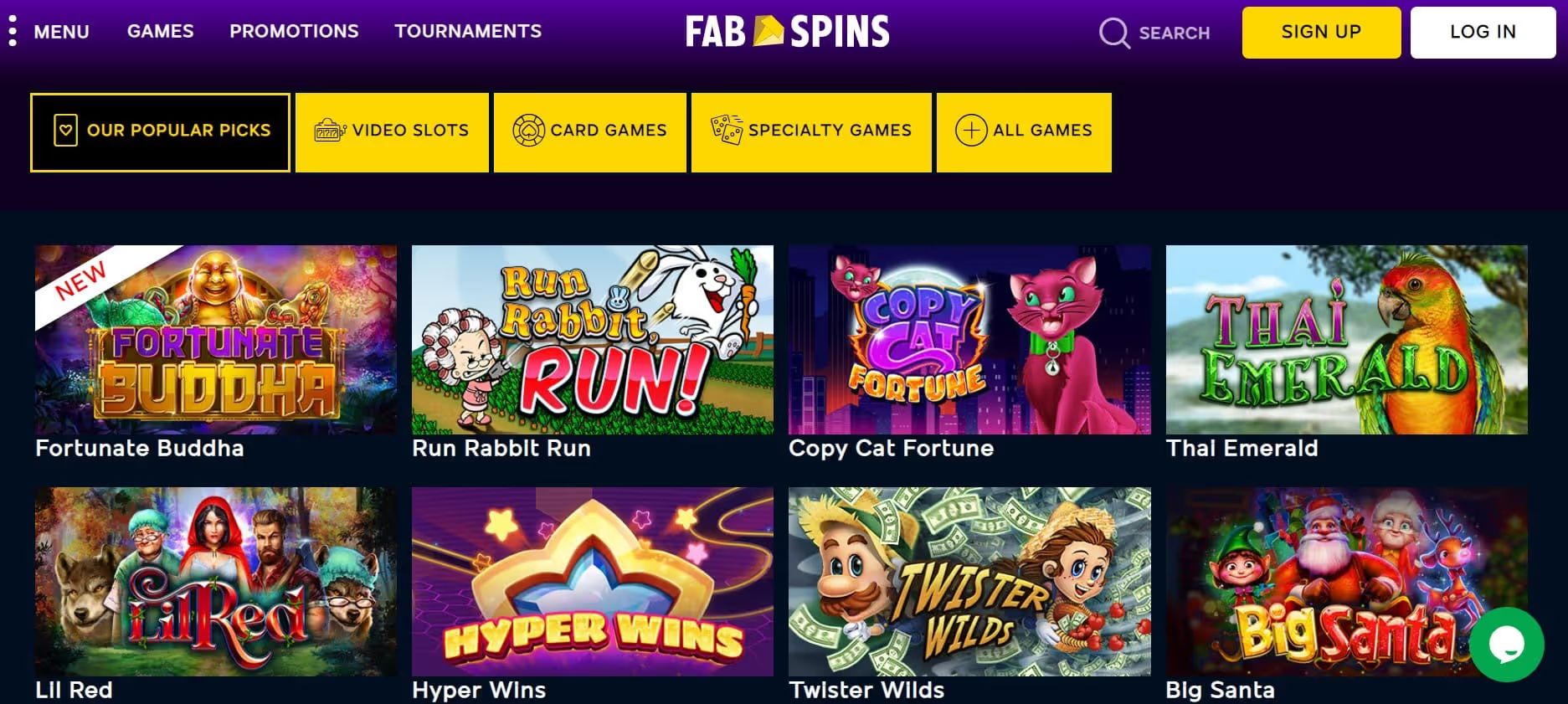 fab spins online games