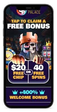 Crypto Palace Casino mobile screenshot