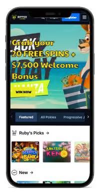 Ripper Casino mobile screenshot