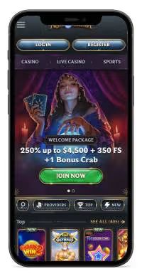 Astromania Casino mobile screenshot