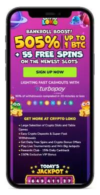 Crypto Loko Casino screenshot mobile
