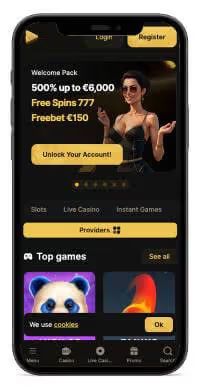 Dreamplay.bet Casino mobile screenshot