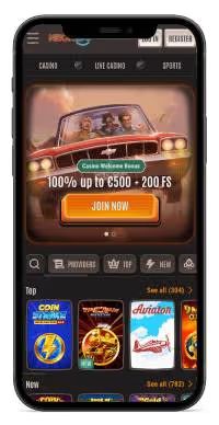 Neon54 Casino mobile screenshot