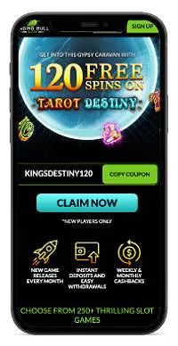 Raging Bull Casino no deposit bonus screenshot mobile