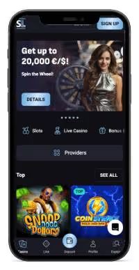 Slot Lounge Casino mobile screenshot