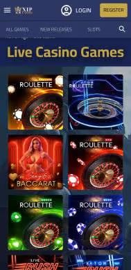 XIP Casino screenshot live games