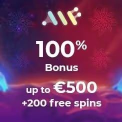 Alf Casino Welcome Bonus: 100% Up to €500 + 200 free spins
