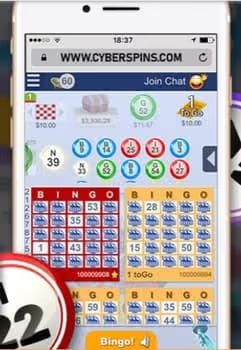 CyberSpins Casino Bingo