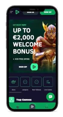 GreenSpin.bet casino mobile screenshot