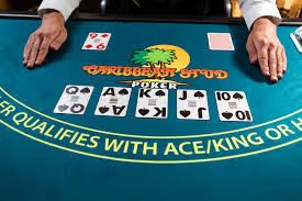 Caribbean Stud Poker table