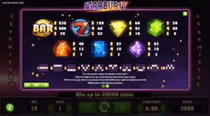 50 27 435 STARBURST slot 2 0