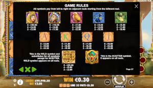 Game rude eye of cleopatra