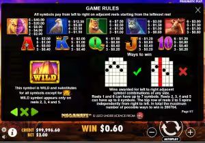 Buffalo King Megaways Rules