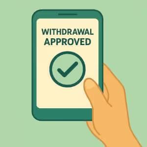 Confirm the request and wait for approval