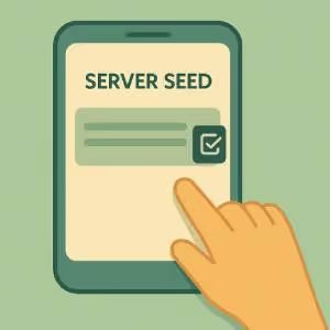 Copy the revealed server seed