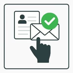 Create your account by completing the registration form and confirming your email.