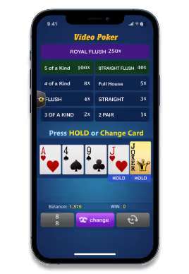 Video Poker TaDa Gaming mobile 2