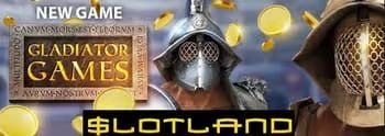 Slotland's new Gladiator Games slot machine promotion