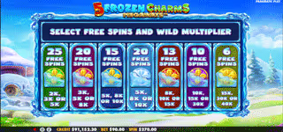 5175af4302b0fb8d5edefa428303b46c 5 Frozen Charms FreeSpin 0