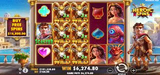 818991d2b4f6d0dc1a7e0e70b435c6b4 Heroic Spins Wild