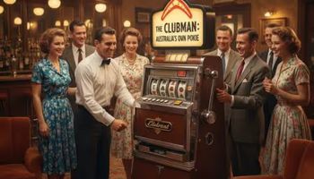 Pokies history in Australia image of a local pokie machine