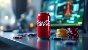 Casino restaurants, image of coke can and poker chips