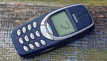 Snake Game on Nokia Mobile Phone