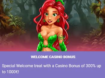 LucysCasino Welcome Bonus: 300% up to 1000€