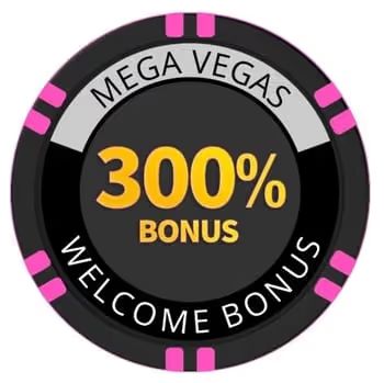 MegaVegas Casino: 300% Welcome Bonus