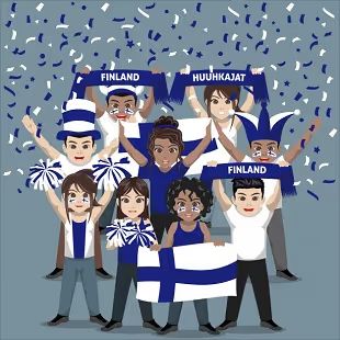 group supporter from finland national football team 8218 493 1