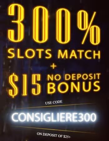 DomGame Casino Welcome Bonus: 300% Slots Match + $15 No Deposit