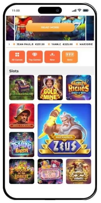 gratorama slots mobile