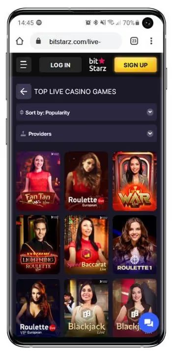 bitstarz live casino mobile