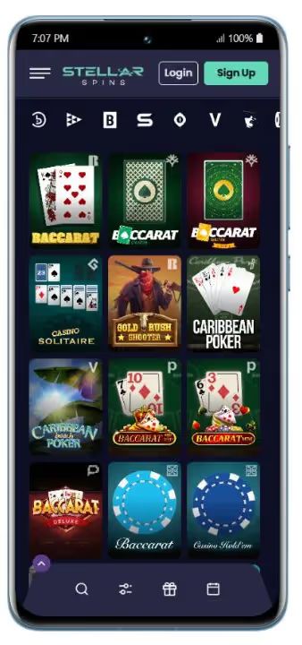 stellar spins live casino mobile