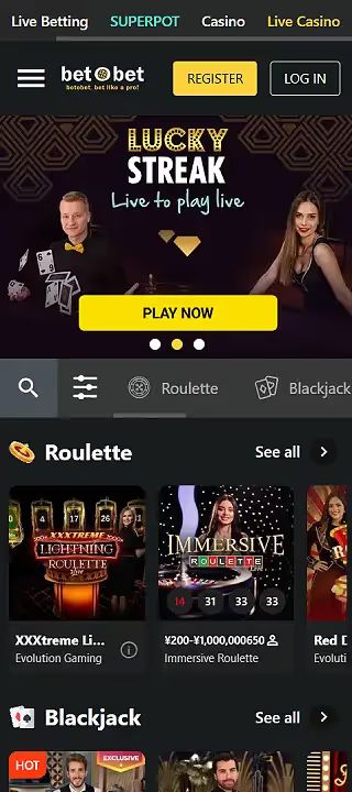 ベットオーベット・ライブ（モバイル版）