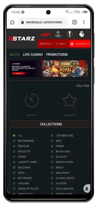 888Starz slots mobile
