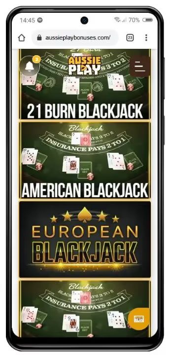 aussie play live casino mobile