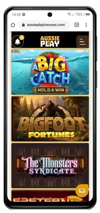 aussie play slots mobile
