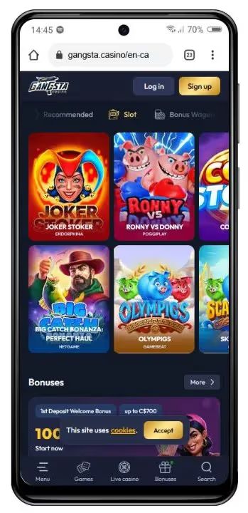gangsta slots mobile