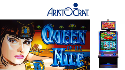 Aristrocrat: 'Queen of the Nile' Slot Game