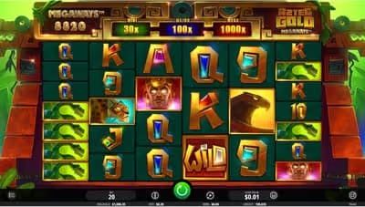 Aztec gold megaways online slot game
