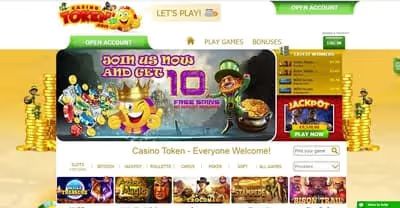Casino Token homepage