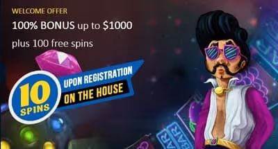 House of Pokies Welcome Offer: 100% Bonus up to $1000 +100 Free Spins