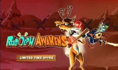 "Rudolph Awakens" slot game promotion